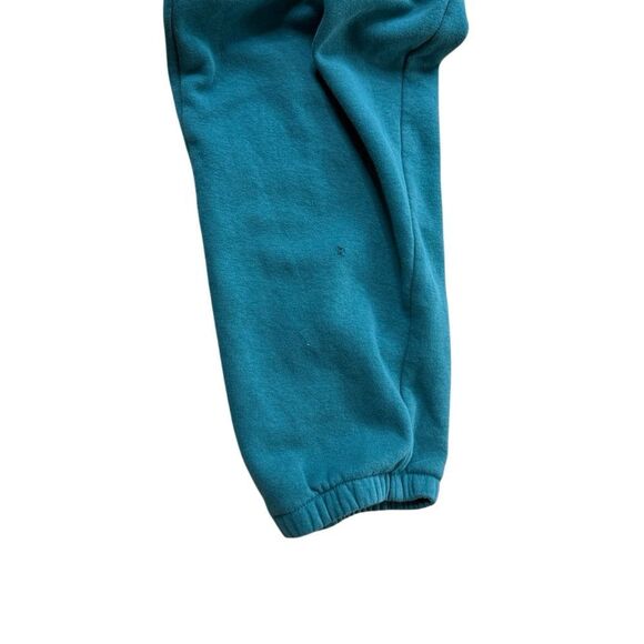 GAP logo Fleece Jogger Sweatpants Teal Medium - Picture 7 of 9